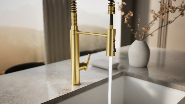 KOHLER K-24982-2MB Purist® Semi-Professional Pull-Down Kitchen
