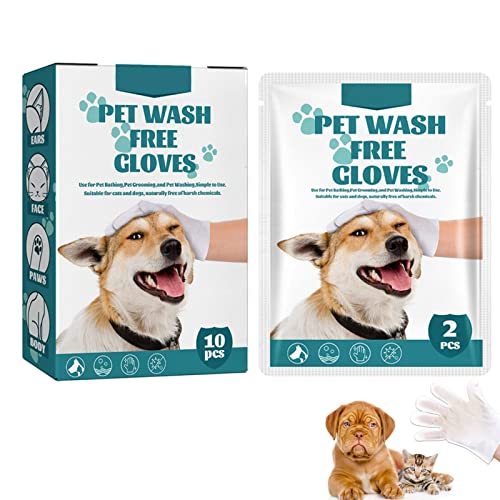 Guanti per Salviette per Animali Domestici Senza