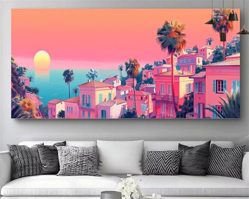 Paysage Marin Diamond Painting XXL pour sublimer votre grand salon