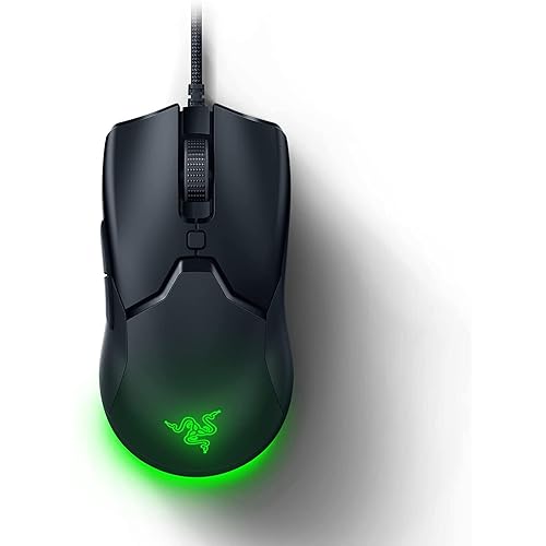 Immagine del prodotto Razer Viper Mini Mouse da Gioco Cablato Ultraleggero (Design Ambidestro Ultraleggero da 61 grammi, Cavo Speedflex, Sensore Ottico da 8500 DPI, Interruttore Ottico del Mouse, Chroma RGB) Nero