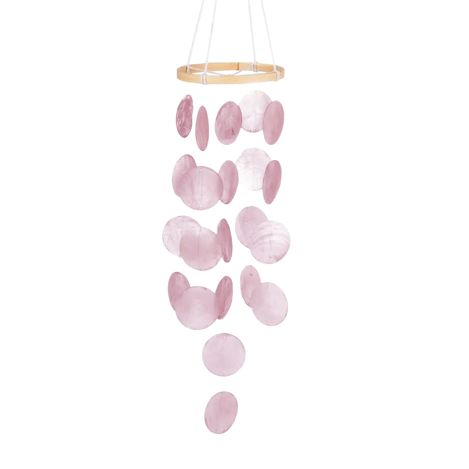 LUMOOM Carillon éolien En Coquillage, Décoration Bohème, Attrape-rêves, Guirlandes, Son Unique Et Magnifique, Carillon éolien à Suspendre Pour Terrasse, Pelouse, Jardin, Lune (multicolore