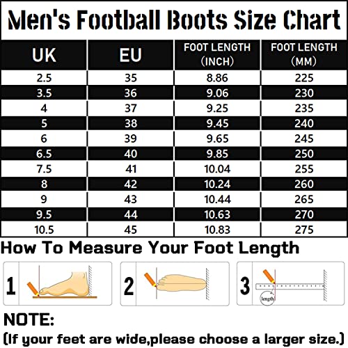 ASOCO DREAM Fußballschuhe Herren TF Fussballschuhe Kinder High Top Professionelle Athletics Trainingsschuhe Erwachsene Outdoor Sport Turf Football Schuhe - Image 8