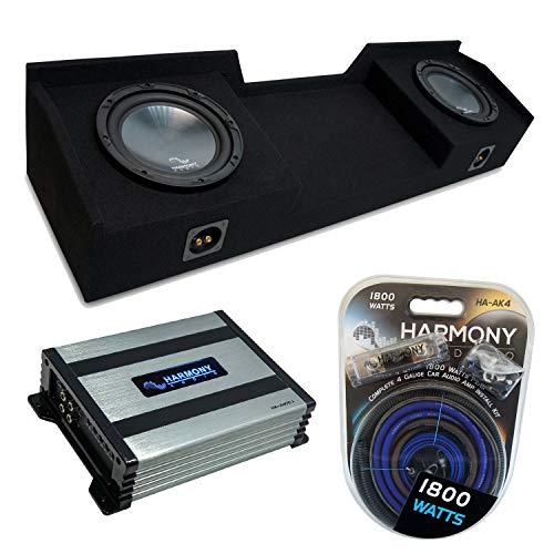 chevy extended cab sub box - Harmony Audio Compatible with 1999-06 Chevy Silverado Extended Cab Truck HA-R104 Dual 10