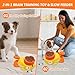 Entenform Interaktive Futterspender,Hund Slow Feeder Spielzeug,2 in 1 Slow Feeder Hund Intelligenzspielzeug,Duck Dog Treat Food Dispenser,Interaktives Hundespielzeug für Hunde Katzen