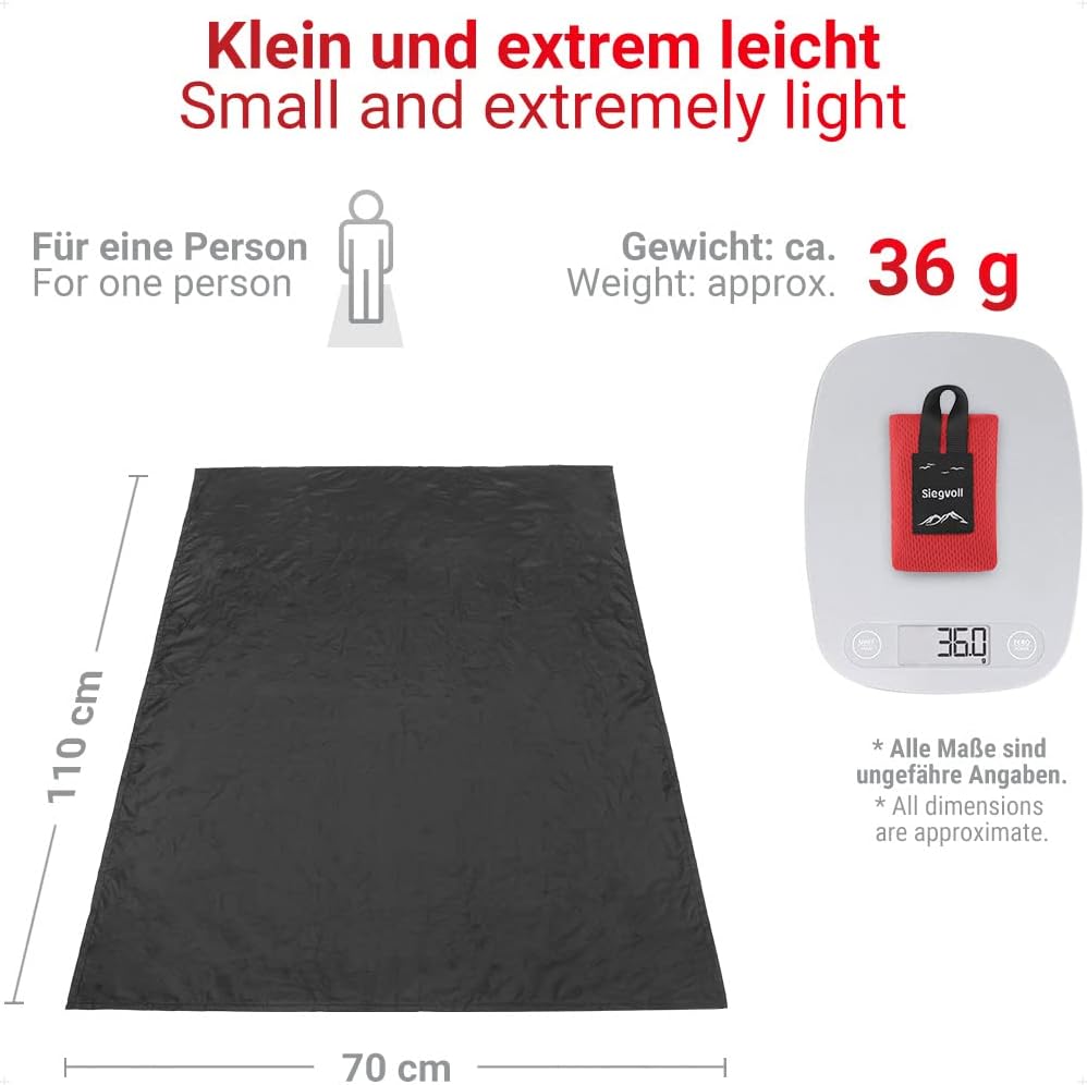 Ultraleichte Mini Picknickdecke: Perfekt für Strand, Camping und Wanderungen!