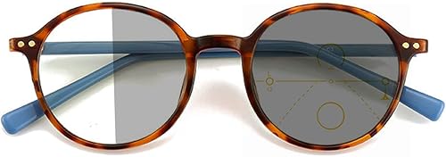TR90 - Gafas de lectura multifocales redondas progresivas multifocales de transiciĂłn para el sol, lentes fotocrĂłmicos, para mujeres y hombres TR90 - Gafas de lectura multifocales redondas progresivas multifocales de transiciĂłn para el sol, lentes fotocrĂłmicos, para mujeres y hombres