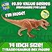 Yazoo Toys Tyrannosaurus Rex Dinosaur Figure | Value Series | Jurassic Kids Play World