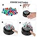 Abaodam 49pcs Bingo and Raffle Game Balls Read Plastic Balls for Parties Fundraisers and Game and Fun Accessories