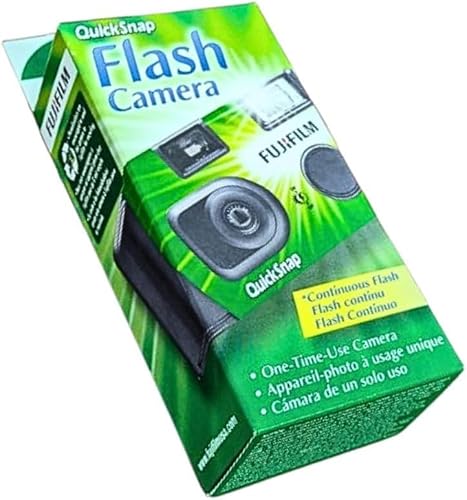 image for Fujifilm QuickSnap Flash 400 Camera, Fujifilm Disposable Camera with F