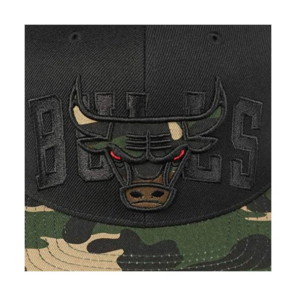 Mitchell & Ness Cap BH7AF0 Chicago Bulls Schwarz Camo – Bild 6