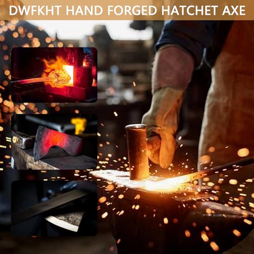 Dwfkht CF02 14.3 Inch Hatchet, Camping Axe thumb #5