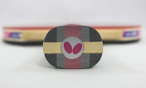 Miniatura 4 de Butterfly Nakama S-7 - Raqueta de tenis de mesa – Pala de ping pong Butterfly profesional aprobada por la ITTF – Caucho de tenis de mesa Safira y