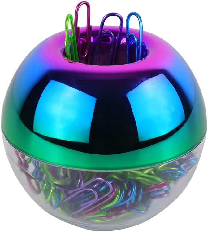 Cute Paper Clip Holder for Desk, Small Clip