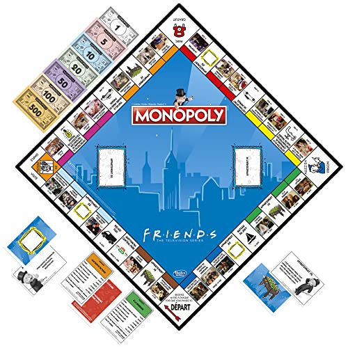 Hasbro Gaming Jeu Monopoly : Édition Friends, la série télé, Jeu de Plateau pour Les Fans de Friends, à partir de 8 Ans Multicolore – Image 6