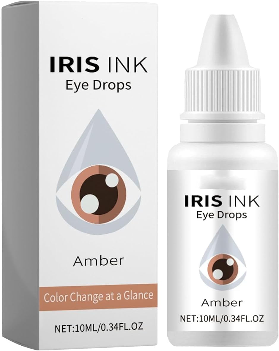 Irisink Color Changing Eye Drops, Irisink Pro Eye Drops, Eye Color Changing Drops, Pro Eye Drops, Change Eye Color (Amber)