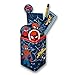 Undercover SPMA5522 - Köcher, Marvel Spider-Man, Organizer 7-teilig, Stiftehalter gefüllt mit viel Zubehör, ca. 24,5 x 14 x 7 cm