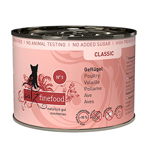 Produktbild von Catz finefood No.3 Geflügel Katzennassfutter - 6 x 200 g