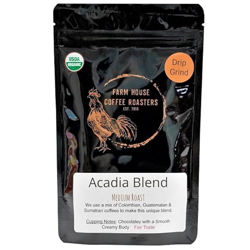 Farm House Coffee Roasters Acadia Blend 4oz Organic
