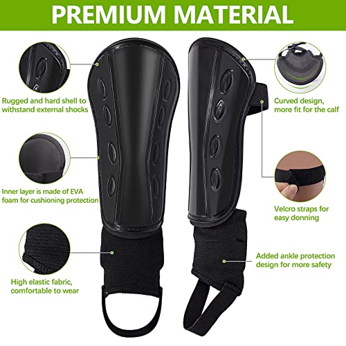 Funxee Youth Sports Shin Guards - Leg Shin Guards With Calf & Ankle Protection For Kids In Soccer, Hockey And More, Lightweight, Durable, And Comfortable Design With Adjustable Straps For Boys & Girls #TOP1