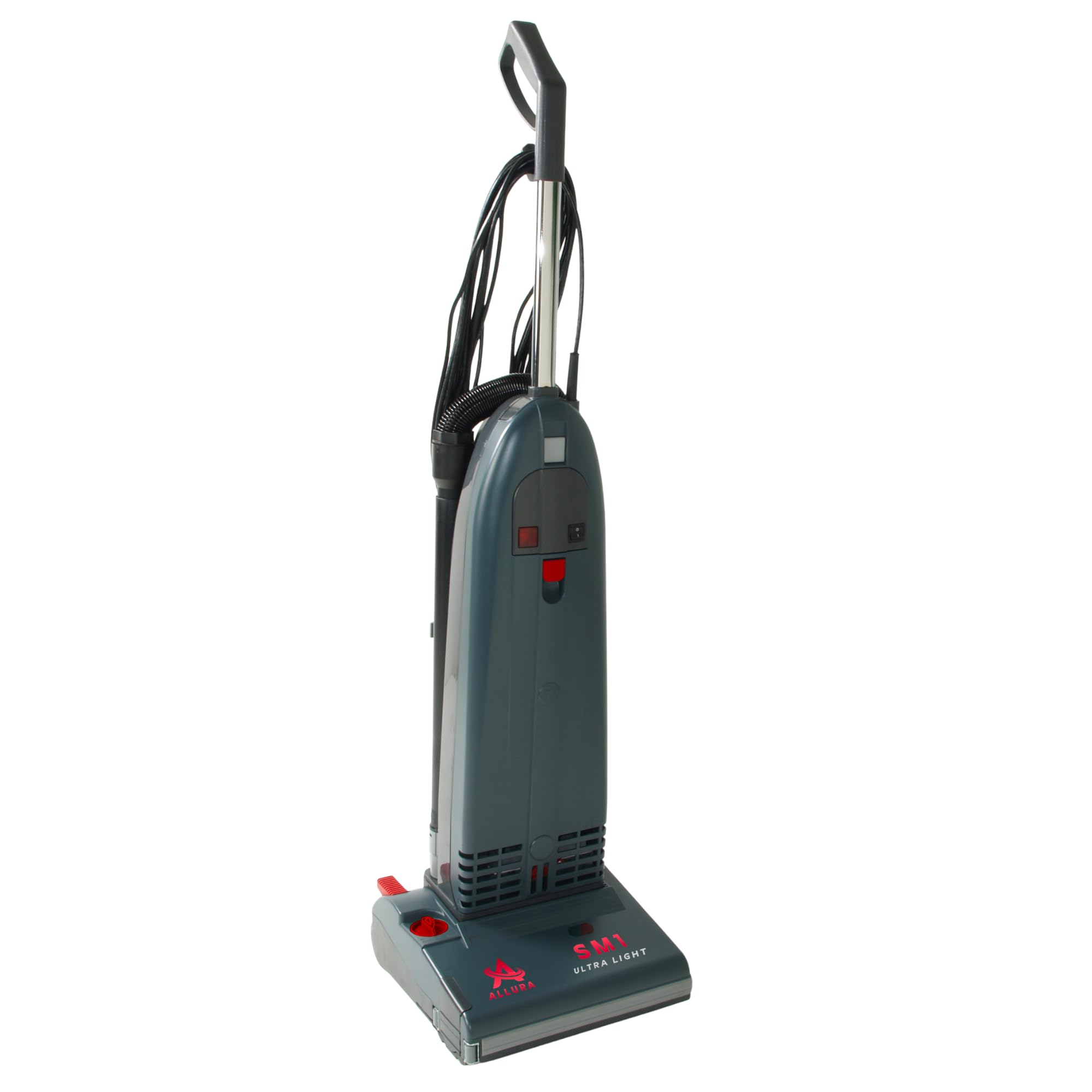 Allura Upright Corded Vacuum SM1 Hospital-Grade HEPA Filtration 5 000 RPM Adjustable Powerhead Carpet Stain Removal Pet Hair