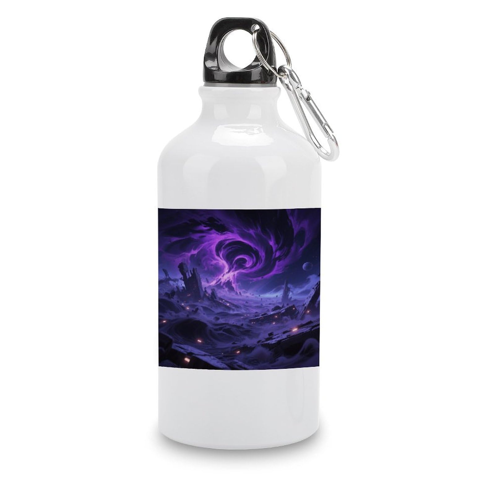 Fekiloot Style Interstellar Ruins Aluminum Water Bottle Travel Tumbler Reusable Lightweight Outdoor Sports Water Bottles For Gym Sports Camping Hiking Fishing400ml