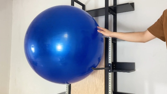 Yoga Ball Wall Mount Diy Exercise Ball Holder Volleyball Ball
