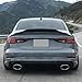 STSEV01 Rear Spoiler Wing Compatible with Audi A3 S3 RS3 8V Sedan 2014-2020 Accessories 1.8T/ 2.0T/ S line/Premium/Prestige/Tech Premium, Carbon Fiber Duckbill R Style DeckLid Lip Exterior