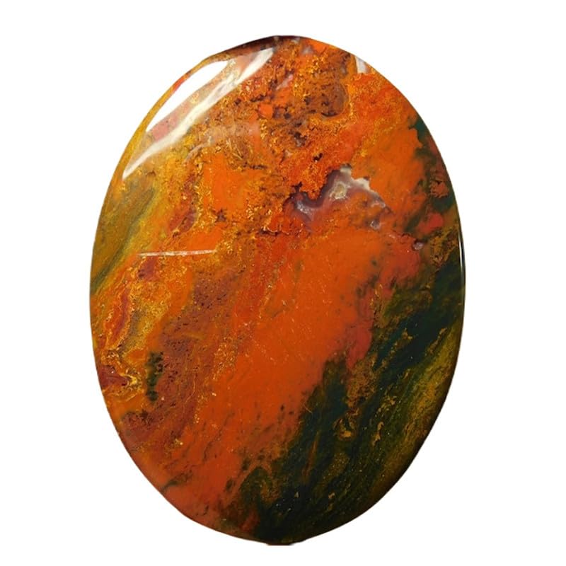 Pierre de sang pour fabrication de bijoux pendentif bague cabochon gemme 57x43