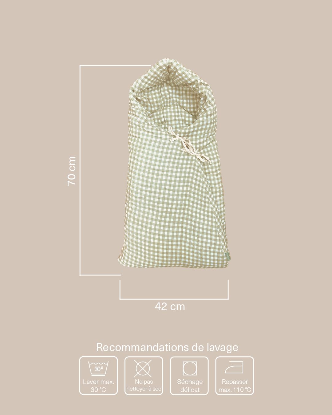 molis&co - Chancelière d'hiver pour bébé - Matériaux 100% Oeko-Tex - Coupe-Vent - pour Poussette d'hiver (TOG 6.5) - Convient pour Toutes Les poussettes - Mint Tea