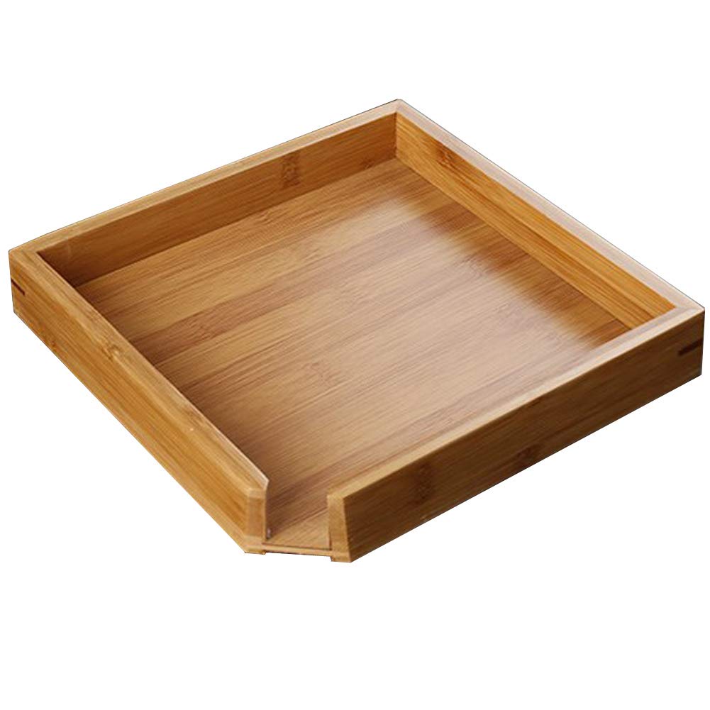 Bamboo Puerh Tea Cake Box with Drawer, Pu Erh Tea Storage Organizer for Pu Erh Tea Lover to Holder and Storage B-P-H-1 (Break The Pu-erh Tea Tray)