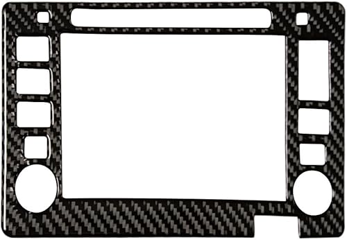 Miniatura 2 de RUIANTE Compatible with Carbon Fiber Center Console Navigation Screen GPS Panel Cover Interior Trim Accessories for Toyota Tacoma 2016 2017 2018