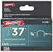 Arrow Fastener 376 3/8-Inch  10mm Round Crown Staples for T37