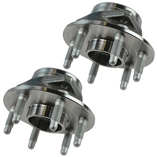 Image of TRQ Driver and Passenger Side Wheel Bearing and Hub Assembly Set 2 Piece Compatible with 2010-2016 Cadillac SRX 2011 Saab 9-4X