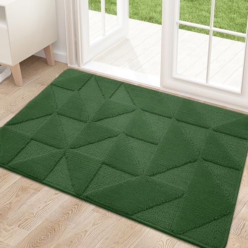 Homaxy Door Mats Indoor, 60 X 90 cm, Machine Washable Inside Door Mat, Dirt Trapper Soft Doormats