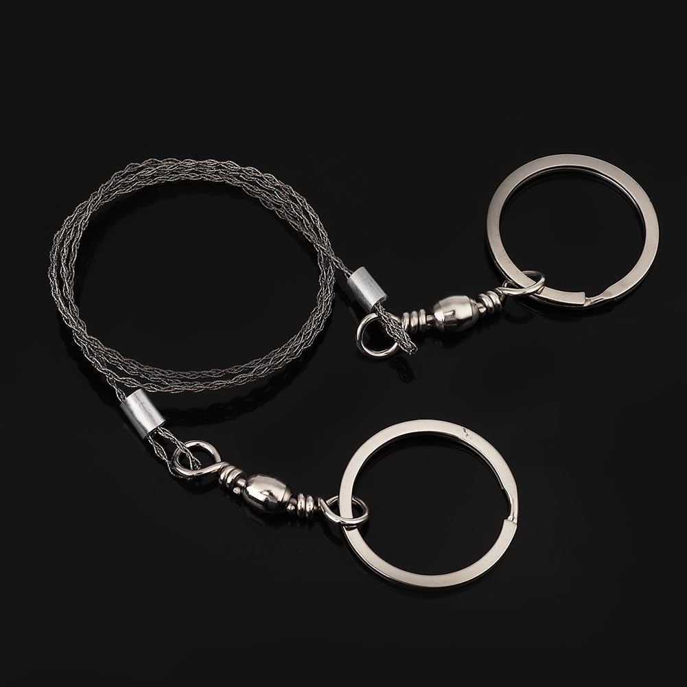 Wire Saw,Strong Four Strand Stainless Steel Wire Stainless Steel Pocket Wire Saw Portable Angle Saw for Cattle Sheep 29.5inch Long