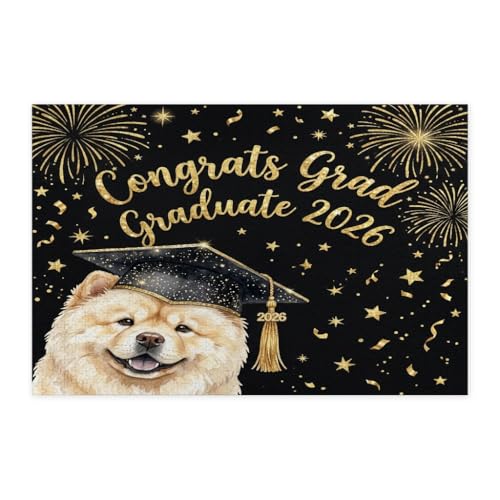 Rompecabezas de Chow Chow de 1000 piezas, el regalo ideal de graduación de la clase de 2026