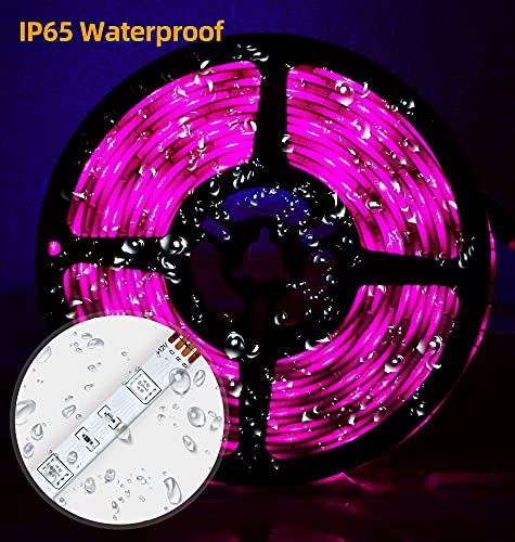Tira de luces LED RGB 16.4 pies con control remoto miniatura 7