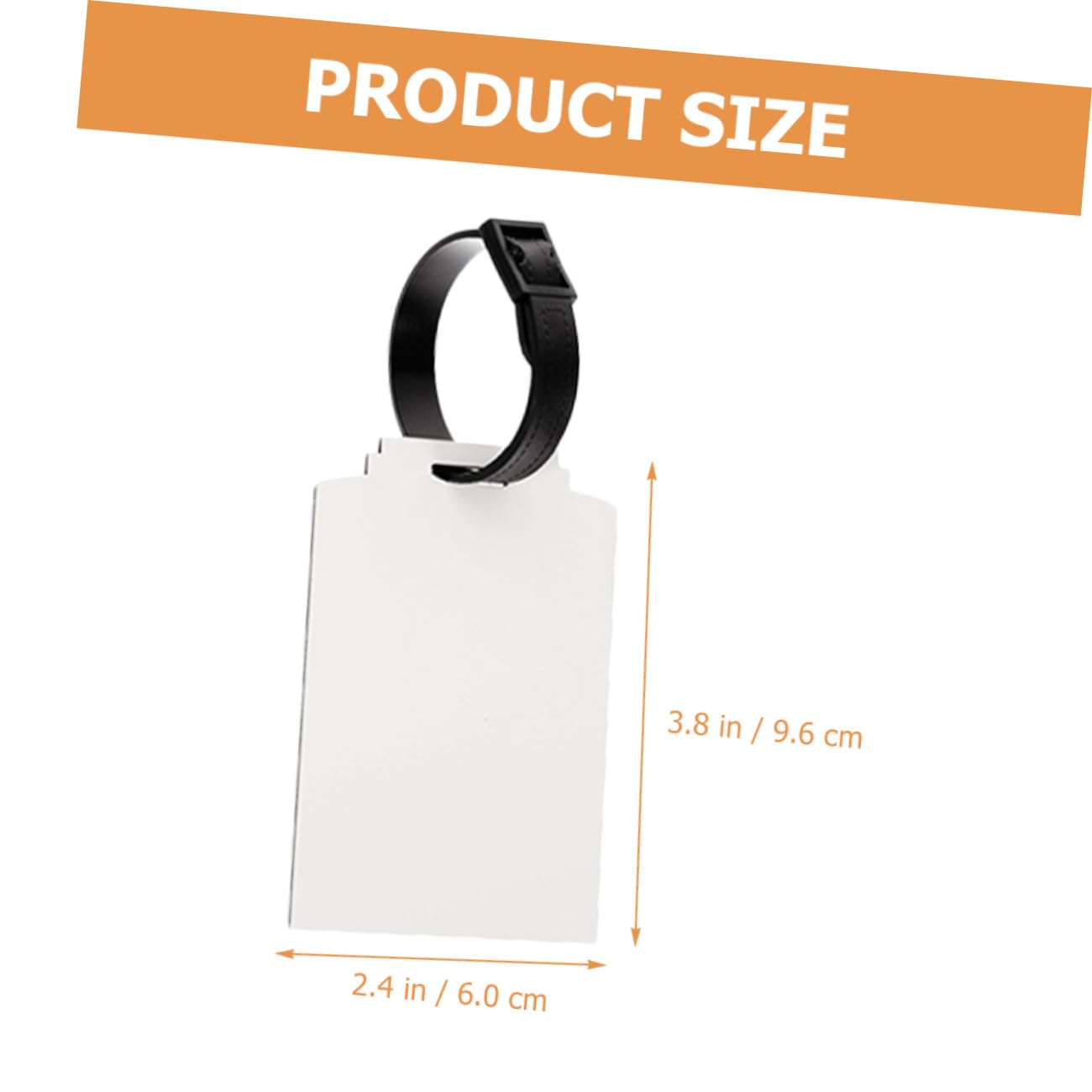 Etiquetas de Sublimación para Maletas en Blanco de 30 Piezas