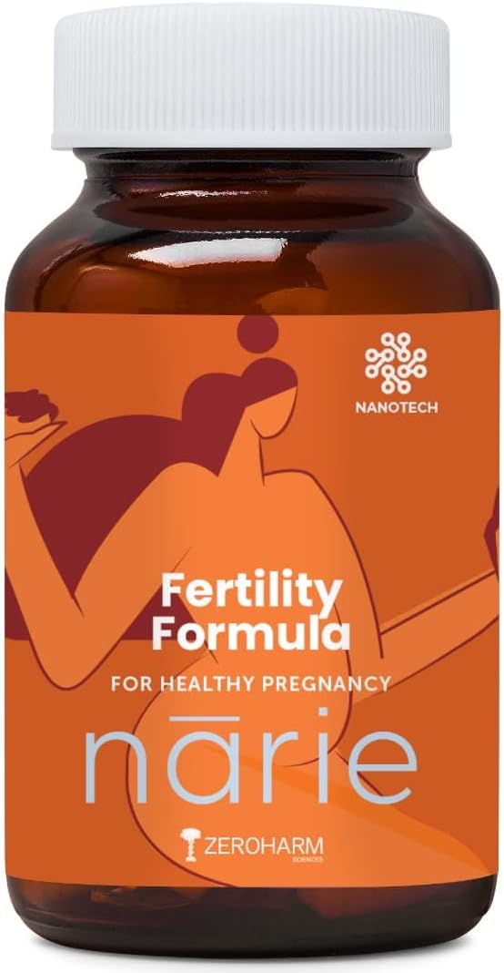 ZEROHARM Narie Fertility Formula Tablets | Natural Conception | Healthy Pregnancy | Prevents Pregnancy Complications | Shatavari, Jivanti, Shivalingi, Chaste Berry & Black Cohosh | 60 Veg Tablets