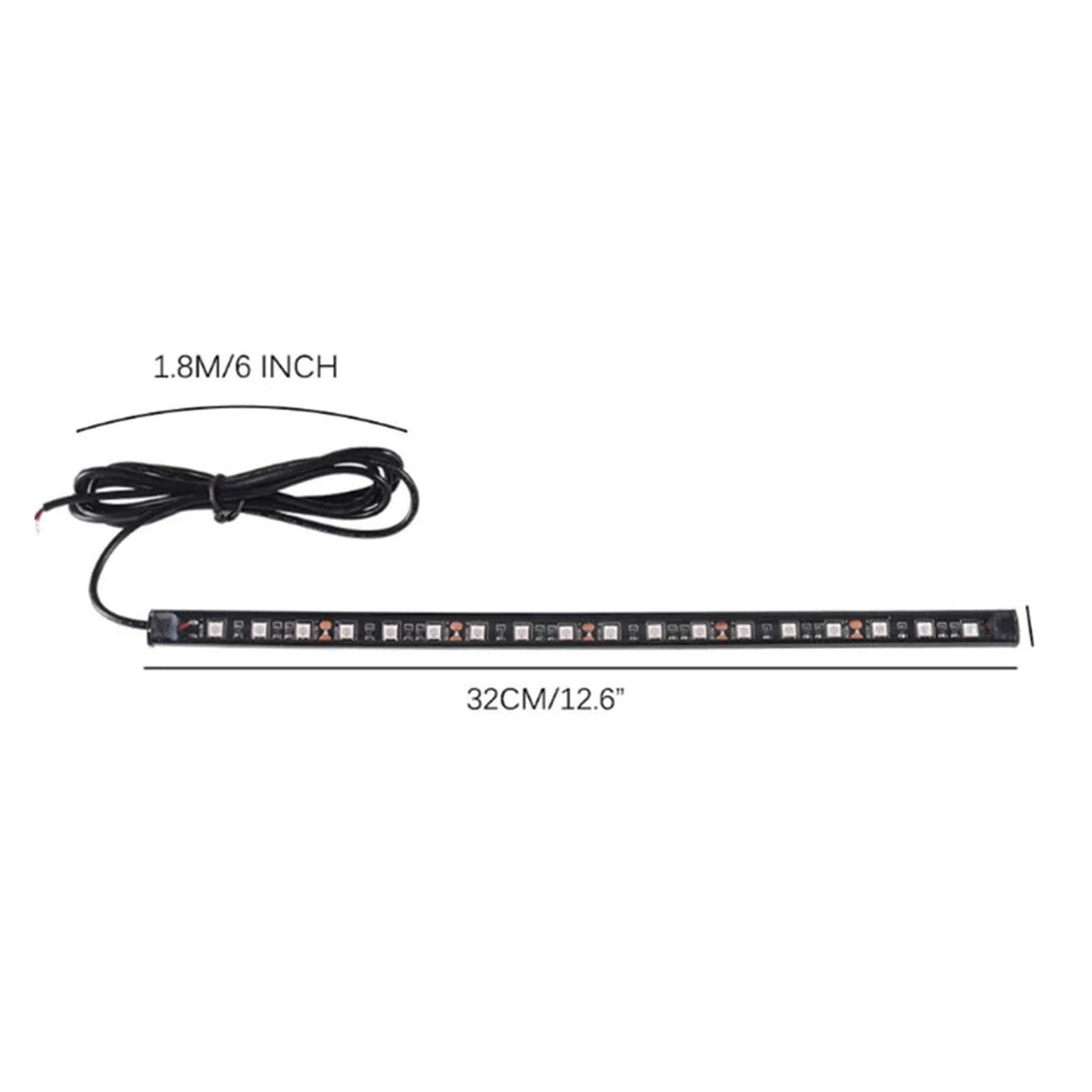 luz led barco 2 tiras LED de luces de navegación marina de 30 cm y 12 V, impermeables, rojas y verdes