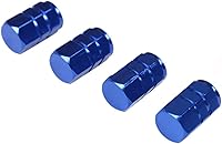 Vista 9 de Tapones de válvula de aire de aluminio, 4 unidades, para camión, coche, bicicleta, color rojo