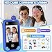 Kids Smart Phone for Boys Ages 3-8, Toy Cell Phone for Kids, Christmas Birthday Gifts for Boys, Toddler Learning Play Toy Phone with Touchscreen, Dual Camera, Game, Music, Storybook, 8GB SD Card(Blue)