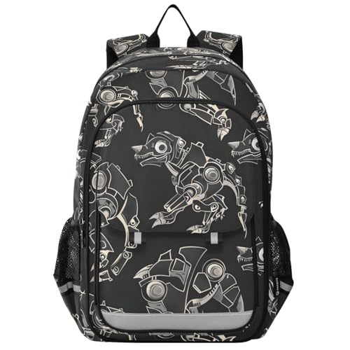 Sac à dos dinosaures pour enfants et ordinateur portable Mnsruu