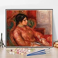 Amazon | 油絵数字キットによる絵画塗り絵大人手塗り麦わら帽子を