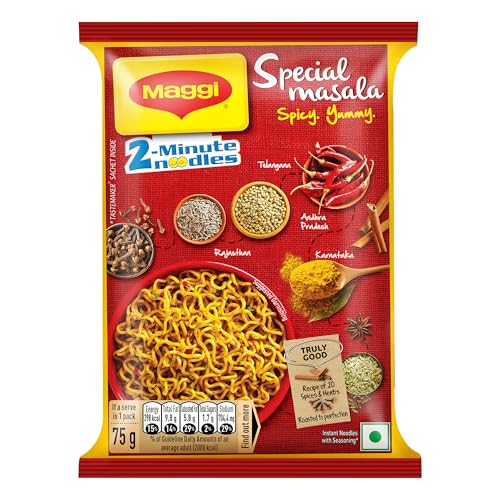 Image of MAGGI 2-Minute Special Masala Instant Noodles,70g /75g (weight may vary)