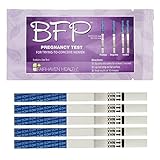 Fairhaven Health BFP Pregnancy Test Strips for Pregnancy Detection - Accurate At-Home Urine Kit for Women and Couples Trying to Conceive, 5 Pack, Made in North America