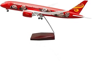 43cm for B787 Hainan Airlines Panda 787 Resin Collector's Showcase Gift Enthusiasts Hobby Playgame Kit(Without Light)