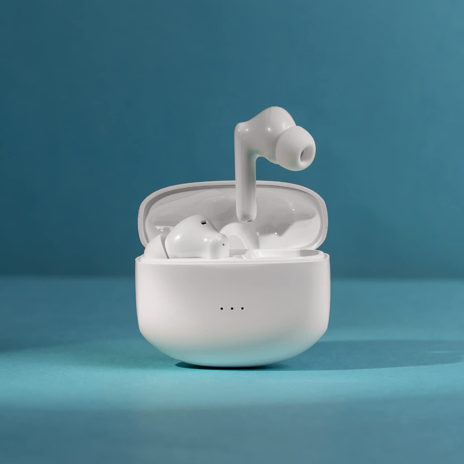 Cuffie wireless Expert. [Cuffie Bluetooth 5.3 HD Microfono][Custodia di ricarica rapida]. Controllo tattile [Microfono Incorporato] (Auricolari Wireless Expert, Bianco)