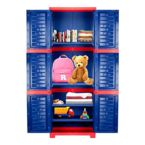 Image of Supreme Fusion Plastic Cupboard (Large, Coke Red /Blue)