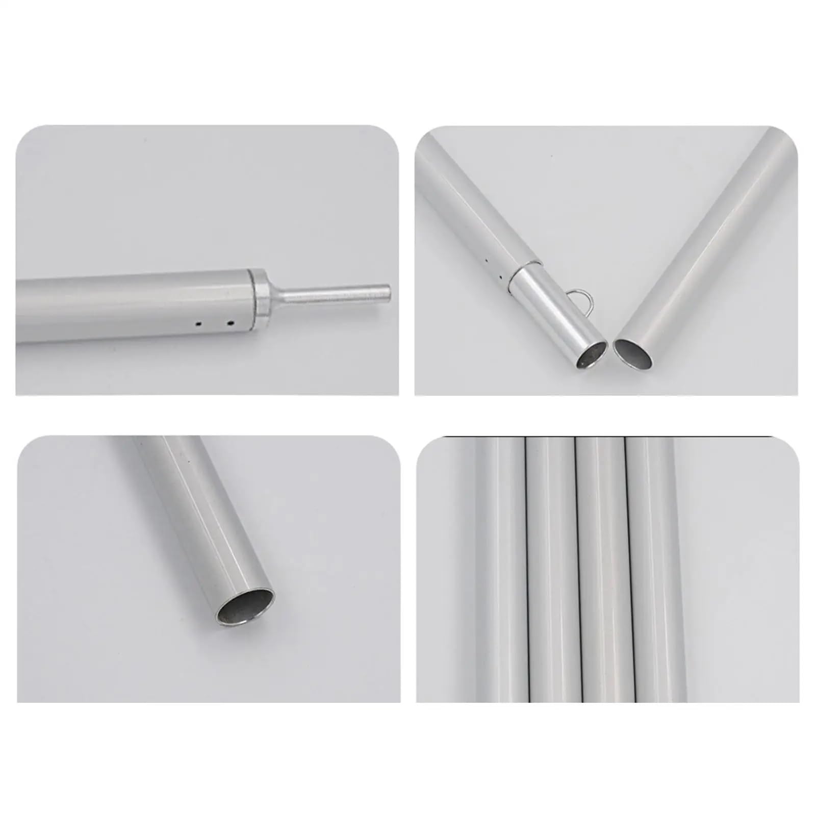 Leichte Zeltstangen Aluminium-Planenstangen for Camping-Rucksackunterstände